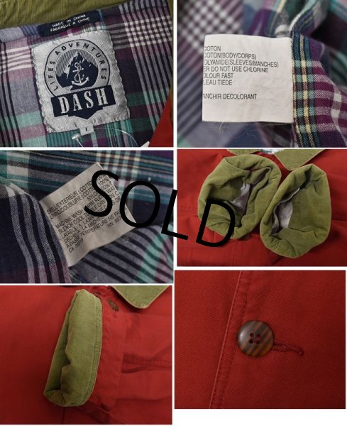 画像2: 【DASH】【ダッシュ】【赤】【ハンティング風ジャケット】【サイズＬ】  (2)