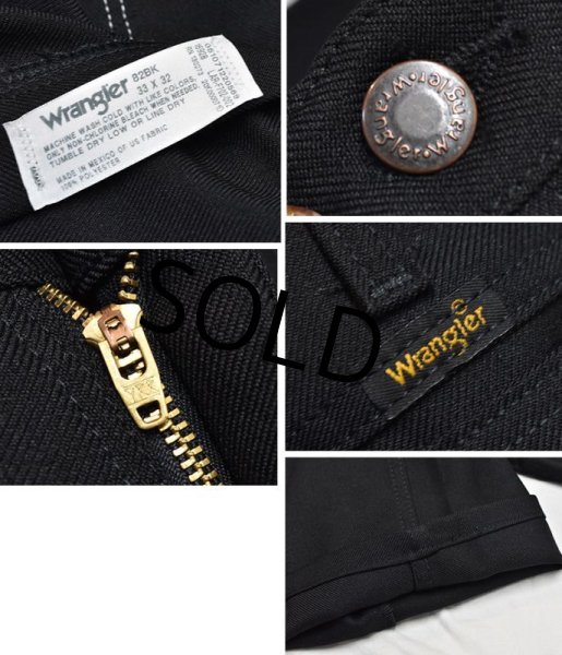 画像3: 【ビンテージ】【Wrangler】【ラングラー】【黒】【ランチャードレスパンツ】【スラックス】ブーツカット【フレアパンツ】【33ｘ32】  (3)