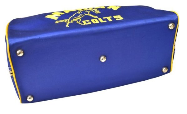 画像5: 50's【デッドストック】【ビンテージ】【Gladding Ranger】【青×黄】【marian colts】【ミニボストンバッグ】【ハンドバッグ】   (5)