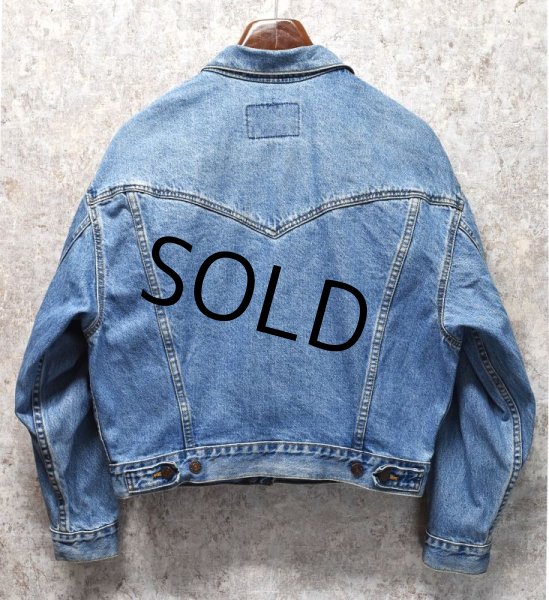 画像3: 90's【USA製】【ビンテージ】【Levi’s】【リーバイス】【Ｇジャン】【デニムジャケット】【サイズＭ】【レディース古着】  (3)