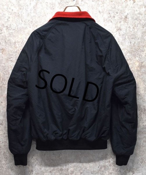 画像3: 90's〜【USA製】【ビンテージ】【HOLLOWAY】【ホロウェイ】【黒ｘ赤フリース】【ナイロンジャケット】【サイズL】  (3)