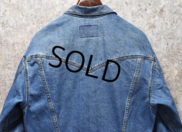 画像4: 90's【USA製】【ビンテージ】【Levi’s】【リーバイス】【Ｇジャン】【デニムジャケット】【サイズＭ】【レディース古着】  (4)