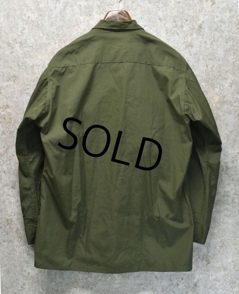 画像3: デッドストック 60's【ビンテージ】【米軍実物】U.S.ARMY【リップストップ】【ジャングルファティーグシャツ】【ファティーグジャケット】【L-Long】  (3)