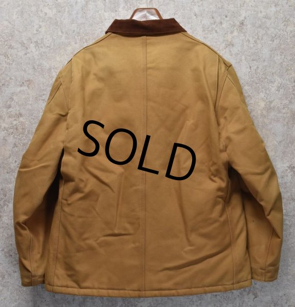 画像5: ビンテージ【carhartt】【カーハート】【ブラウン】トラディショナルコート【キルティング裏地付き】【ダック地】【ワークジャケット】【サイズＬ】  (5)