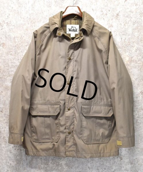 画像1: 80's~【USA製】ビンテージ【ウールリッチ】WOOLRICH【ウール裏地付きジャケット】マウンテンパーカー【ベージュ】【サイズL】  (1)