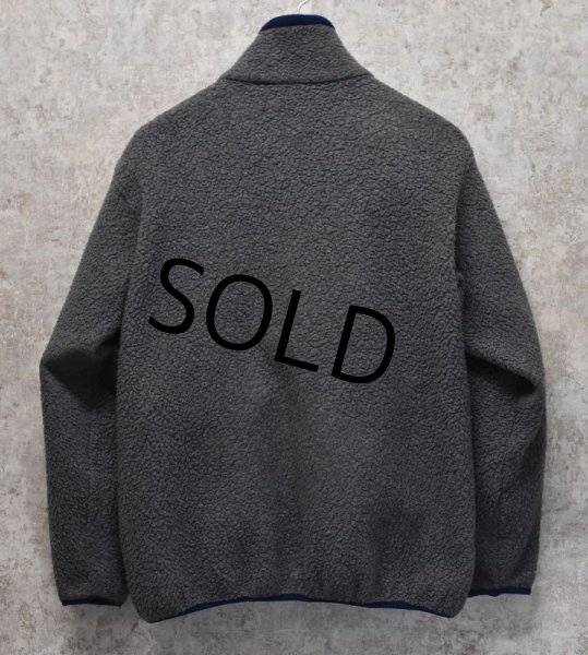 画像3: 【ビンテージ】L.L.Bean【ＬＬビーン】【グレーｘ紺】【フルジップ】【フリースジャケット】  (3)