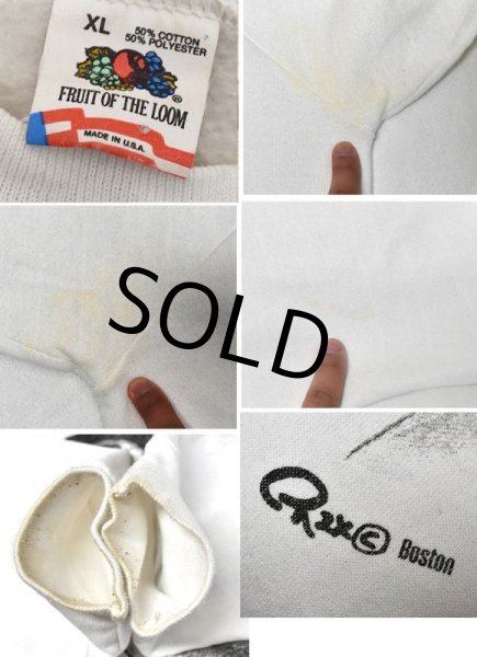 画像2: 90's【USA製】【ビンテージ】【フルーツオブザルーム】【人物肖像】【WFM】【スウェット】【サイズXL】  (2)