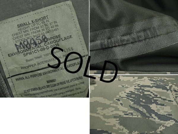 画像2: 【米軍実物】ビンテージ APECS【All Purpose Environmental Clothing System】【ゴアテックスパーカ】デジカモ【S-XS】  (2)