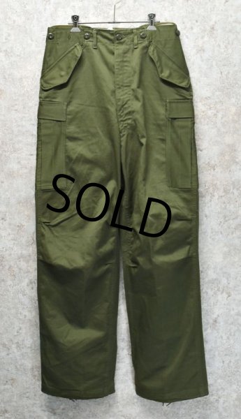 画像2: 【ほぼ未使用!!】【50's】U.S.ARMY【米軍実物】【M-51】【フィールドトラウザーズ】【フィールドパンツ】【カーゴパンツ】【S-Long】  (2)