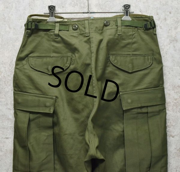 画像7: 【ほぼ未使用!!】【50's】U.S.ARMY【米軍実物】【M-51】【フィールドトラウザーズ】【フィールドパンツ】【カーゴパンツ】【S-Long】  (7)