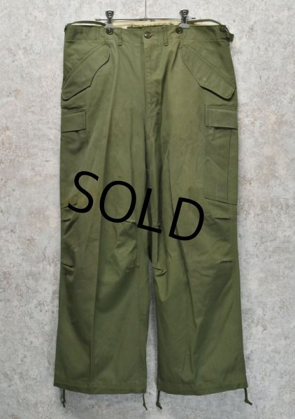 画像2: 50's ビンテージ【米軍実物】【U.S.ARMY】【M-51】【フィールドパンツ】【カーゴパンツ】【M-SHORT】  (2)