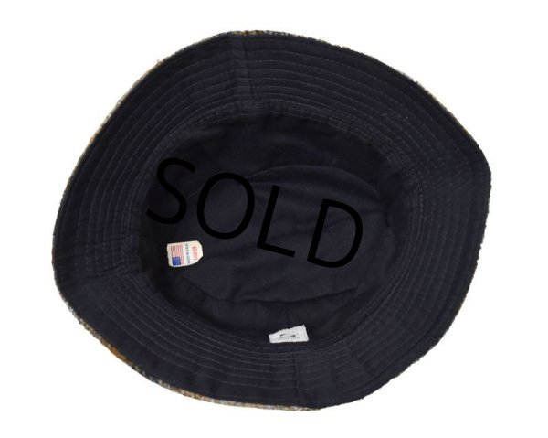 画像7: 90's【USA製】【ビンテージ」 ブローナー【broner】茶色【ウールハット】バケットハット【サイズL】【58cm程度】  (7)