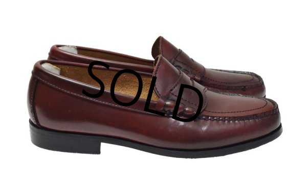 画像3: 程度良好!! USA製【ビンテージ】【タウンクラフト】TOWN CRAFT【ローファー】【赤茶】【8 EEE】【26cm程度】  (3)