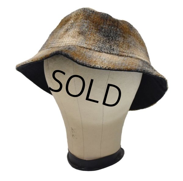 画像1: 90's【USA製】【ビンテージ」 ブローナー【broner】茶色【ウールハット】バケットハット【サイズL】【58cm程度】  (1)