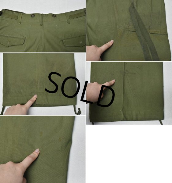 画像5: 50's ビンテージ【米軍実物】【U.S.ARMY】【M-51】【フィールドパンツ】【カーゴパンツ】【M-SHORT】  (5)