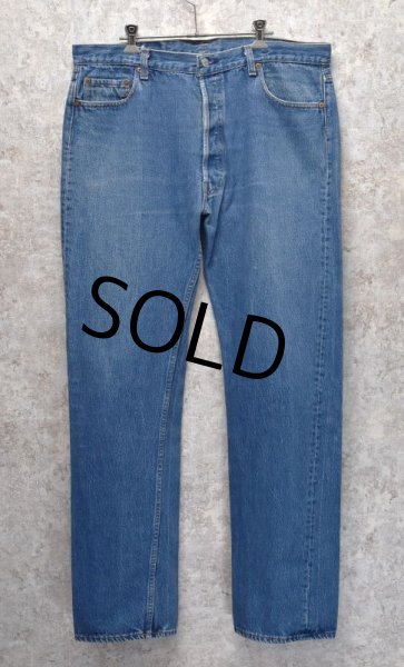 画像2: 【ビンテージ】【USA製】【LEVI'S】【リーバイス501】【デニムパンツ】【38×34】  (2)