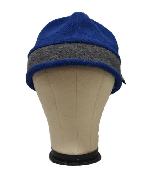 画像4: 90's~【USA製】【CHUCK ROAST】チャックロースト【青×グレー】【フリースキャップ】【サイズM】  (4)