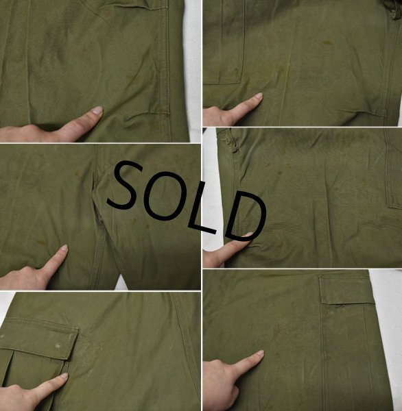 画像6: 50's ビンテージ【米軍実物】【U.S.ARMY】【M-51】【フィールドパンツ】【カーゴパンツ】【M-SHORT】  (6)