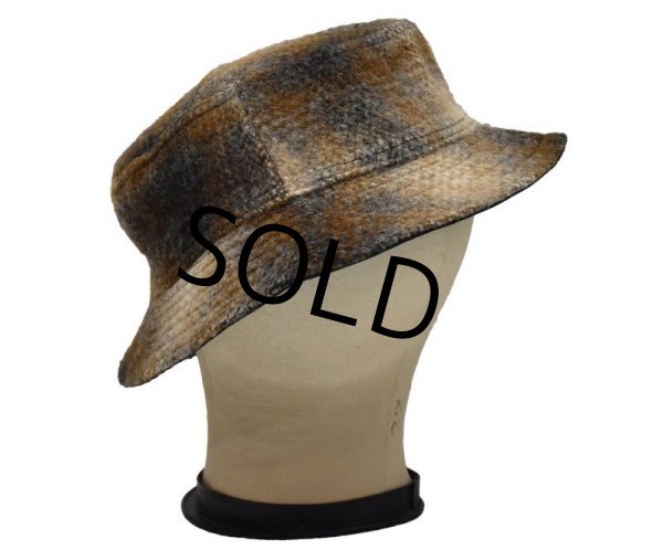 画像3: 90's【USA製】【ビンテージ」 ブローナー【broner】茶色【ウールハット】バケットハット【サイズL】【58cm程度】  (3)
