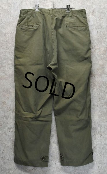 画像4: 40's【ビンテージ】【米軍実物】U.S.ARMY【M43】フィールドパンツ【フィールドトラウザーズ】【W37程度】  (4)