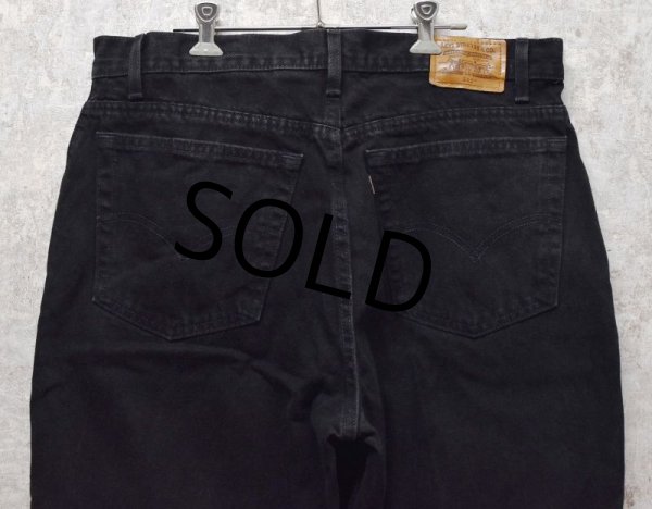 画像6: 【ビンテージ】【90's】USA製【LEVI'S】【リーバイス５４５】545【黒】【デニムパンツ】ブラックデニム【38ｘ29】  (6)