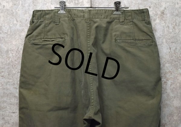 画像6: 40's【ビンテージ】【米軍実物】U.S.ARMY【M43】フィールドパンツ【フィールドトラウザーズ】【W37程度】  (6)