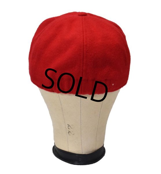 画像5: 【ビンテージ】【JCREW】ジェークルー【赤】【ベースボールキャップ】【サイズS-M】  (5)