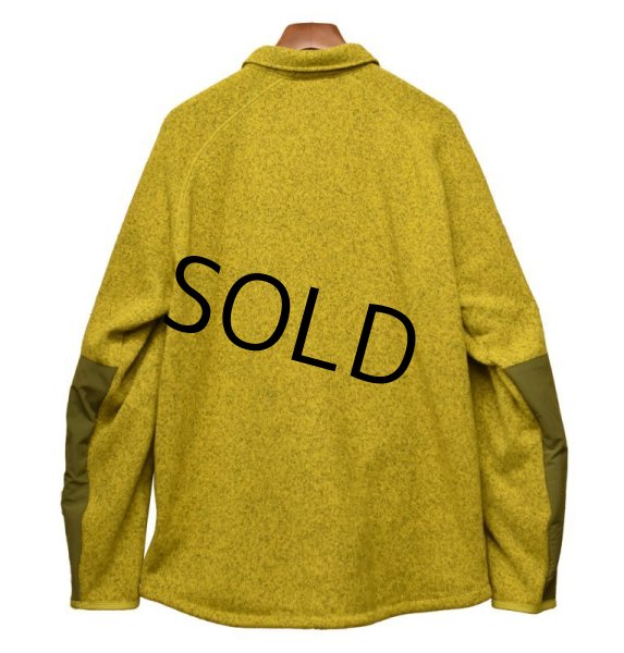 画像3: 程度良好!!【ノースフェイス】【the north face】【黄色】マーブルイエロー【フリースジャケット】フリースシャツ【サイズＸＬ】  (3)