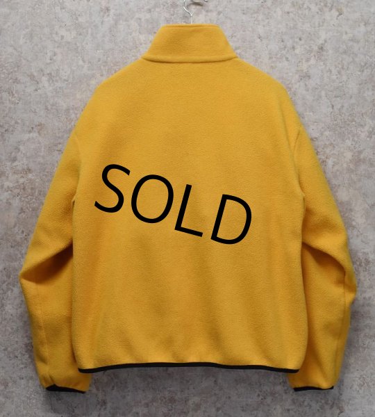 画像3: 【ビンテージ】【EMS】【黄色】【フリースカーディガン】フリースジャケット【サイズXL】  (3)
