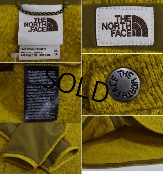 画像2: 程度良好!!【ノースフェイス】【the north face】【黄色】マーブルイエロー【フリースジャケット】フリースシャツ【サイズＸＬ】  (2)