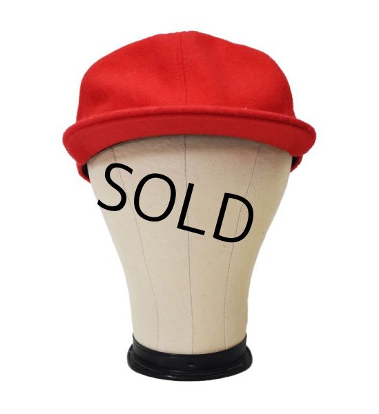 画像3: 【ビンテージ】【JCREW】ジェークルー【赤】【ベースボールキャップ】【サイズS-M】  (3)