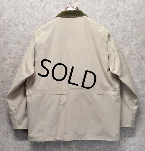 画像4: 90's~【DASH】【ベージュ】【ハンティング風ジャケット】【コットンジャケット 】【サイズＬ】  (4)
