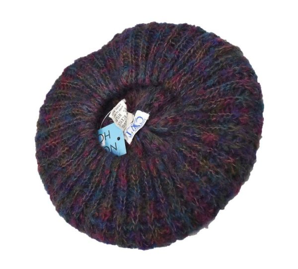 画像4: イタリー製【ビンテージ】【CWT】【ウール×アクリル】【マーブルニット帽】  (4)