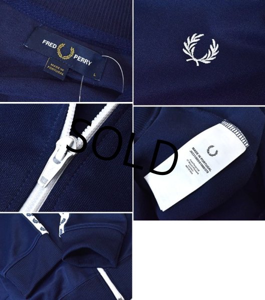 画像2: 程度良好!! ビンテージ 【フレッドペリー】Fred Perry【紺】ジャージ【トラックジャケット】【トラックジャージ】ポルトガル製【サイズL】  (2)