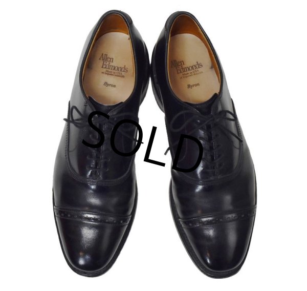 画像7: 【USA製】【アレンエドモンズ】【Allen Edmonds】【Byron】黒 ブラック【ストレートチップ】【8D】【26cm程度】  (7)