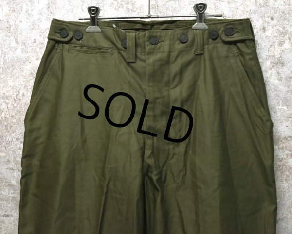 画像6: 【デッドストック】40's【ビンテージ】【米軍実物】U.S.ARMY【M43】【13スターボタン】フィールドパンツ【フィールドトラウザーズ】【32×30】  (6)