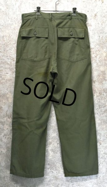 画像5: 【60's】【米軍実物】【ビンテージ】OG107【ベイカーパンツ】UFOボタン【ユーティリティパンツ】【Ｗ３４程度】  (5)
