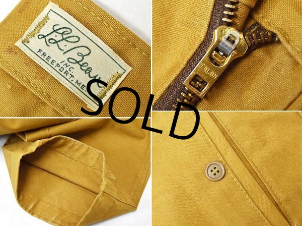 画像3: 【ほぼ未使用‼】【~60’s】【ビンテージ】L.L.Bean【ＬＬビーン】【筆記体タグ】【ライトブラウン】【ハンティングパンツ】【Ｗ３５】  (3)