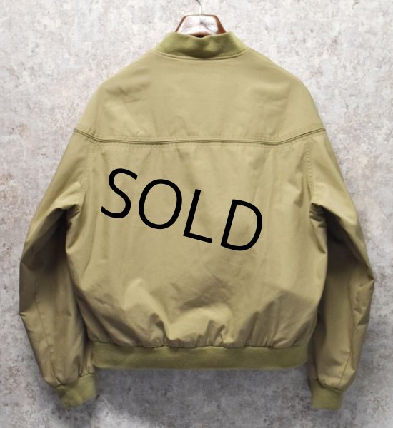 画像3: 【80’s~】【ビンテージ】【TOWN CRAFT】タウンクラフト【ベージュ】【カップショルダージャケット】【ジップアップブルゾン】【ダービージャケット】【バーシティージャケット】【サイズＬ】  (3)