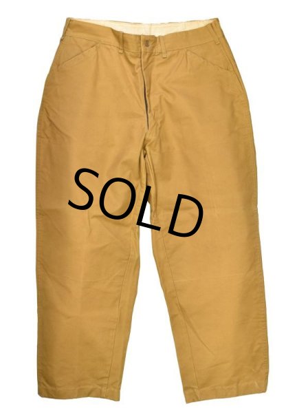 画像2: 【ほぼ未使用‼】【~60’s】【ビンテージ】L.L.Bean【ＬＬビーン】【筆記体タグ】【ライトブラウン】【ハンティングパンツ】【Ｗ３５】  (2)
