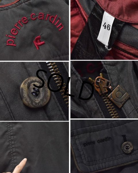 画像2: 【ビンテージ】【pierre cardin】ピエールカルダン【チャコールグレー】【ライナー付き】【ジップアップジャケット】【サイズ46】  (2)