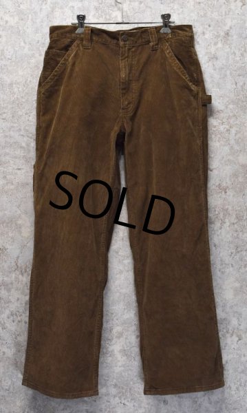 画像2: 【ビンテージ】【OLDNAVY】オールドネイビー【ブラウン】茶色 コーデュロイ【ペインターパンツ】【ワークパンツ】【32×30】  (2)