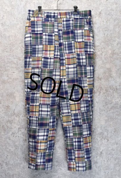 画像2: デッドストック【USA製】ビンテージ【MURRAY’S】【パッチワーク】【スラックス】  (2)