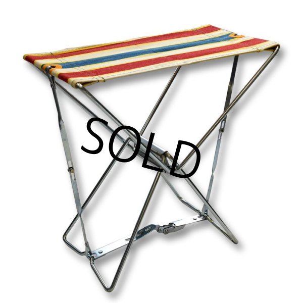 画像2: 60's~【デッドストック】コンパクト【フォールディングチェア】【折りたたみ椅子】  (2)