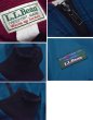 画像2: 80's~【ビンテージ】L.L.Bean【ＬＬビーン】【青×エンジ】【ウォームアップジャケット】【ＸＬ程度】  (2)