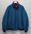 画像1: 80's~【ビンテージ】L.L.Bean【ＬＬビーン】【青×エンジ】【ウォームアップジャケット】【ＸＬ程度】  (1)