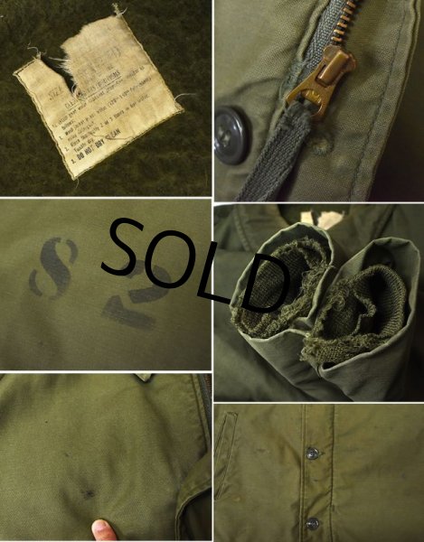 画像2: 80's【ビンテージ】【米軍実物】U.S.NAVY【バックステンシル入り】【A-2】【デッキジャケット】【サイズL】  (2)