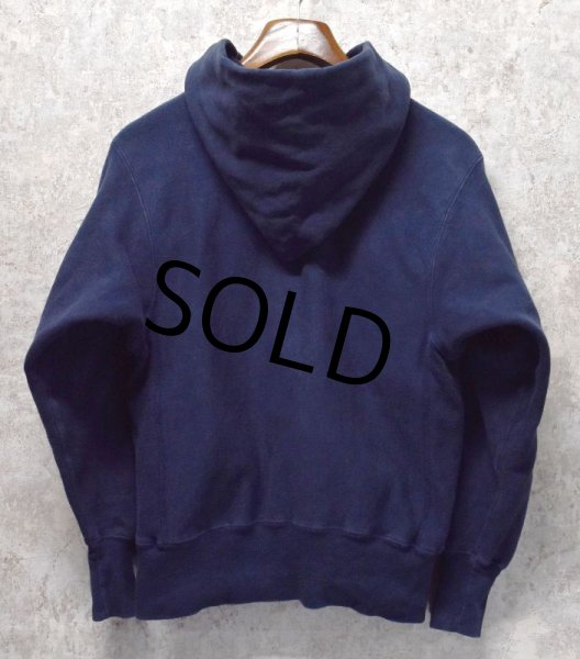 画像3: 90's【USA製】ビンテージ【チャンピオン】【リバースウィーブ】【紺】【PENN】【スウェットパーカー】カレッジパーカー【サイズS】  (3)