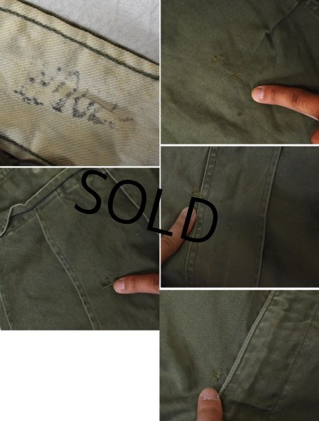画像4: 【ビンテージ】50's【米軍実物】U.S.ARMY【M-51】【フィールドトラウザーズ】【カーゴパンツ】【M-Long】  (4)