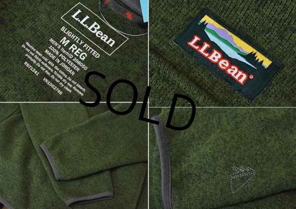 画像2: 【ＬＬビーン】【L.L.bean】【緑】【フリース】【スナップＴ】プルオーバー【サイズ】  (2)